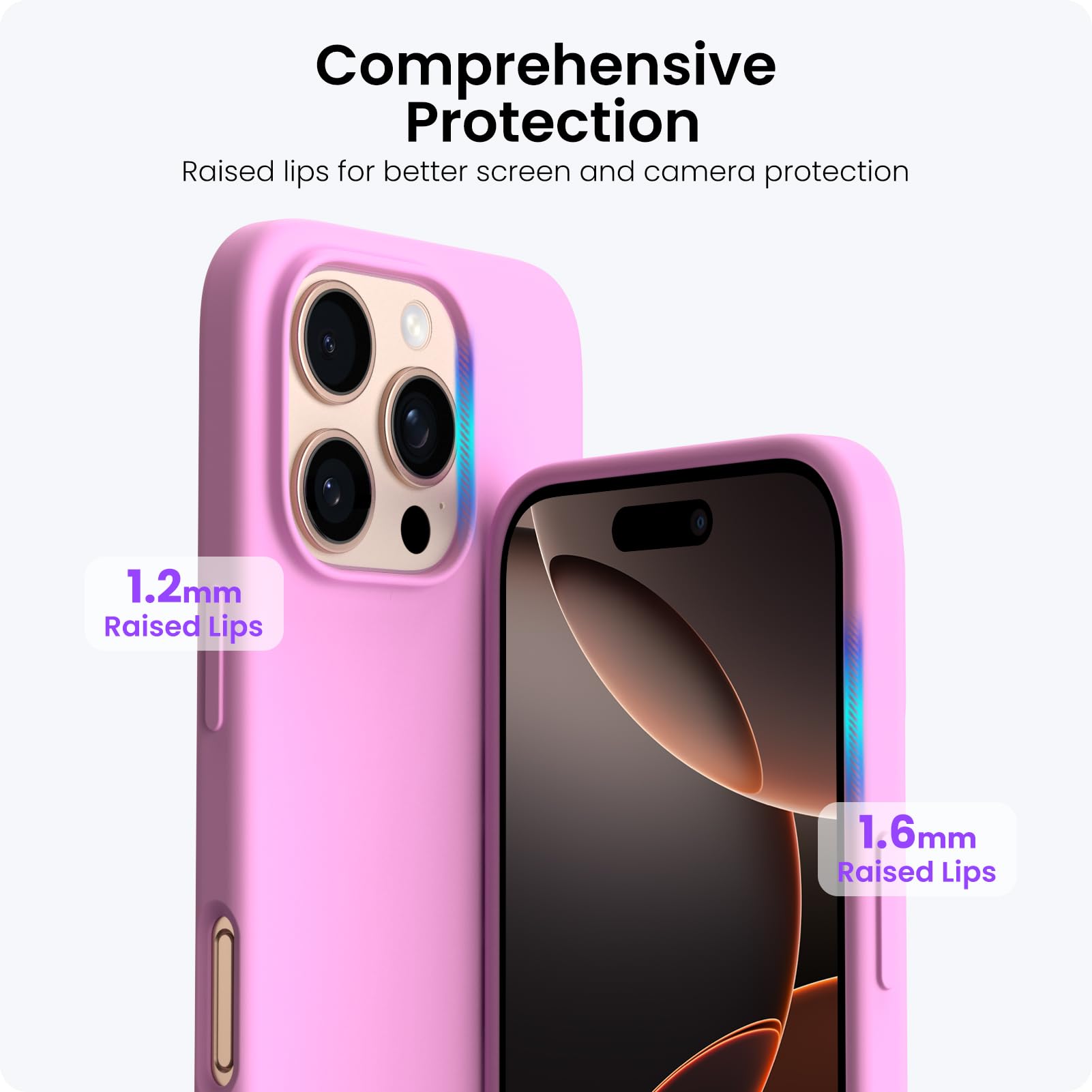 Foto 5 pulgar | Funda De Teléfono Ornarto Compatible Con Iphone 16 Pro Max 6.9 - Venta Internacional.