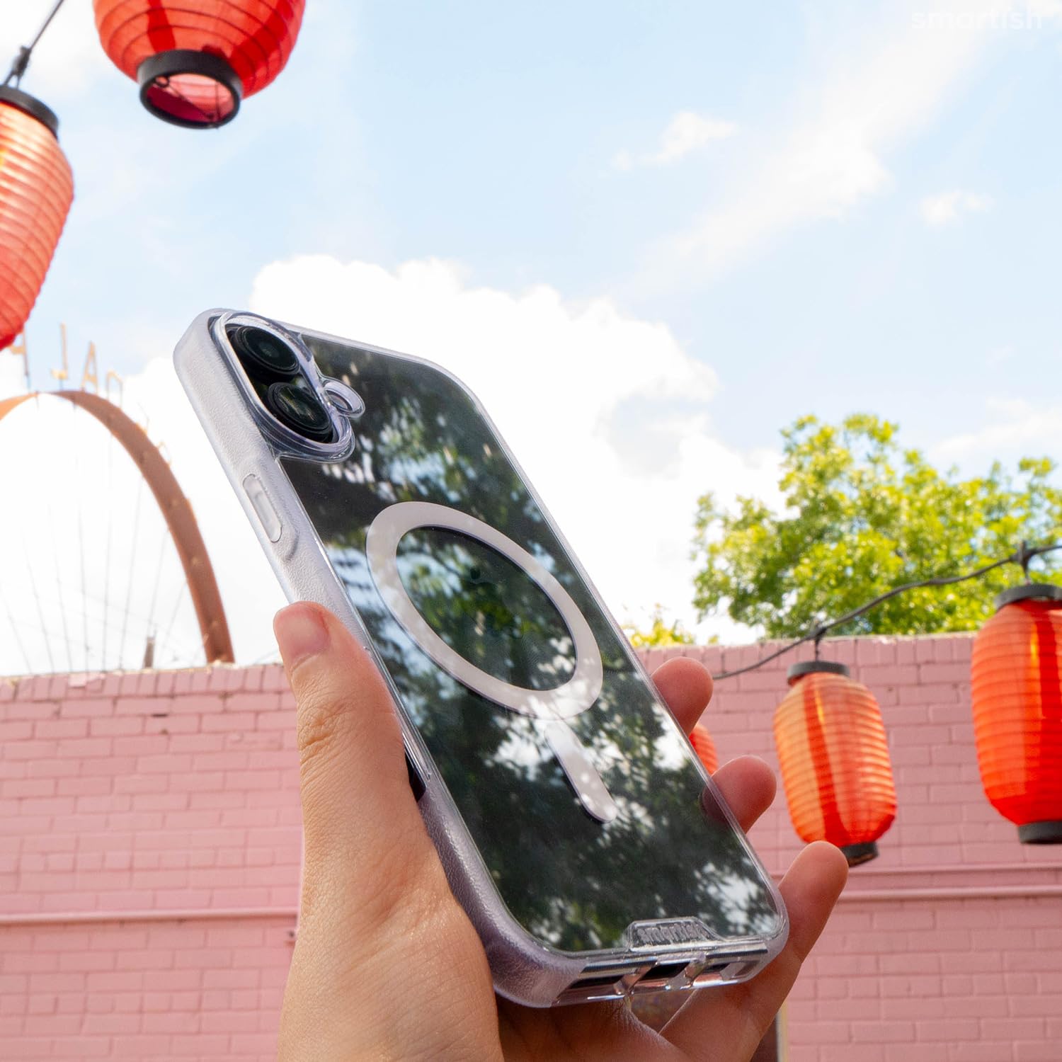 Foto 8 pulgar | Funda Magnética Smartish Gripmunk Para Iphone 16 Pro - Venta Internacional.