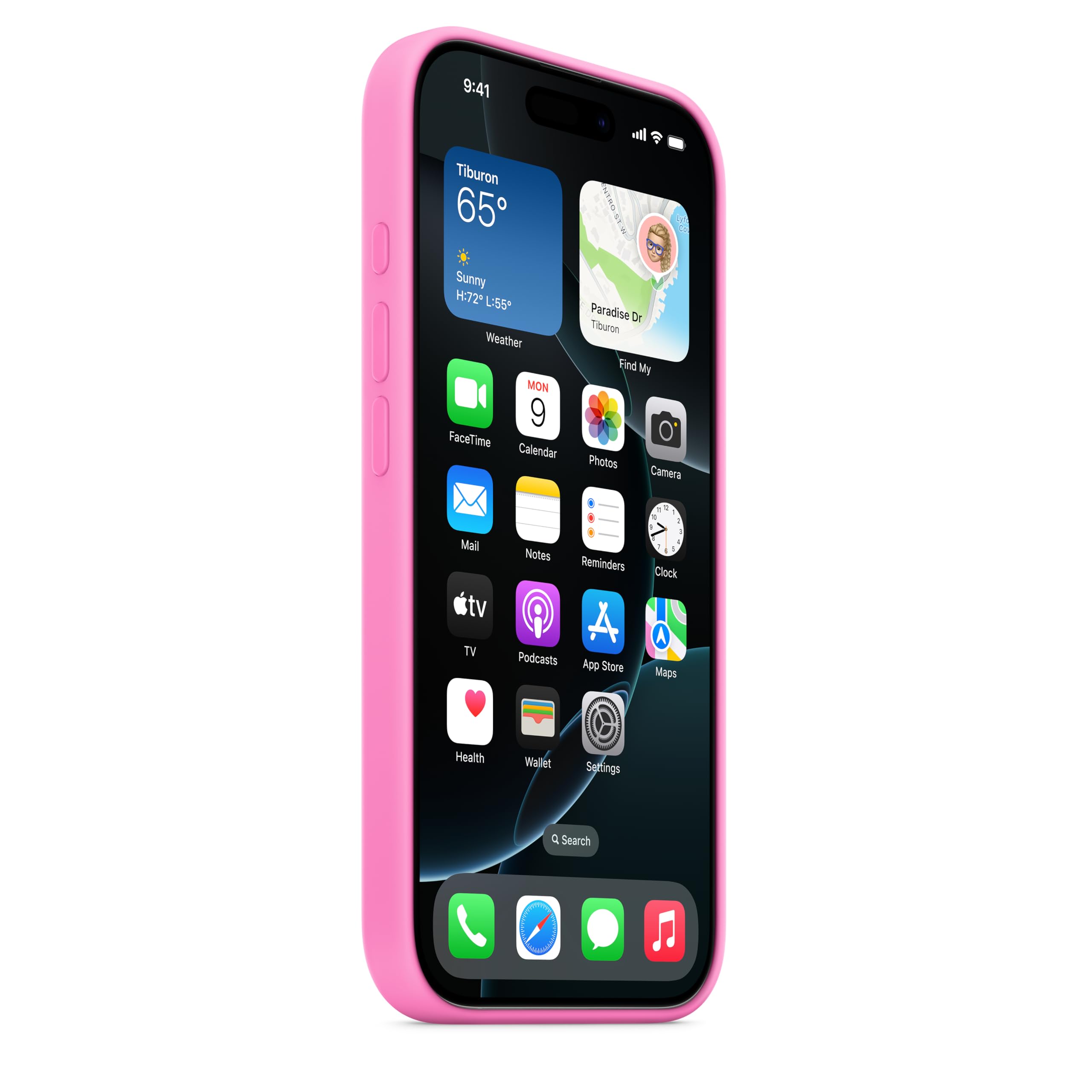 Foto 6 pulgar | Funda De Silicona Para Apple Iphone 16 Pro Con Magsafe Peony - Venta Internacional.