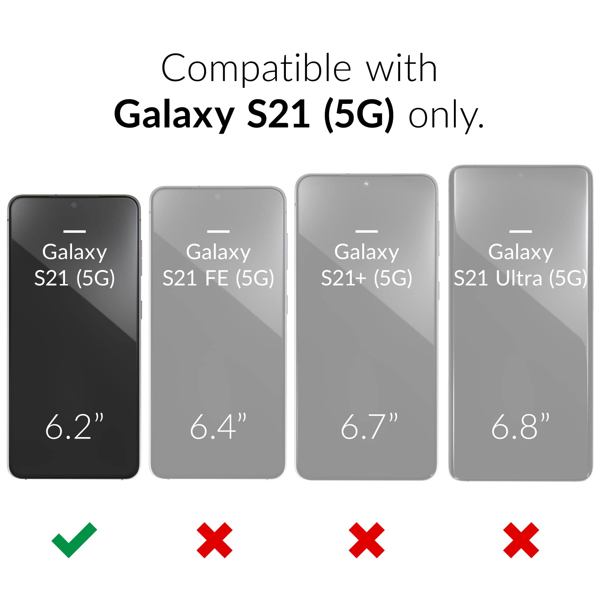 Foto 3 pulgar | Funda De Teléfono Crave Dual Guard Para Samsung Galaxy S21 5g De 6.2 Pulgadas - Venta Internacional.