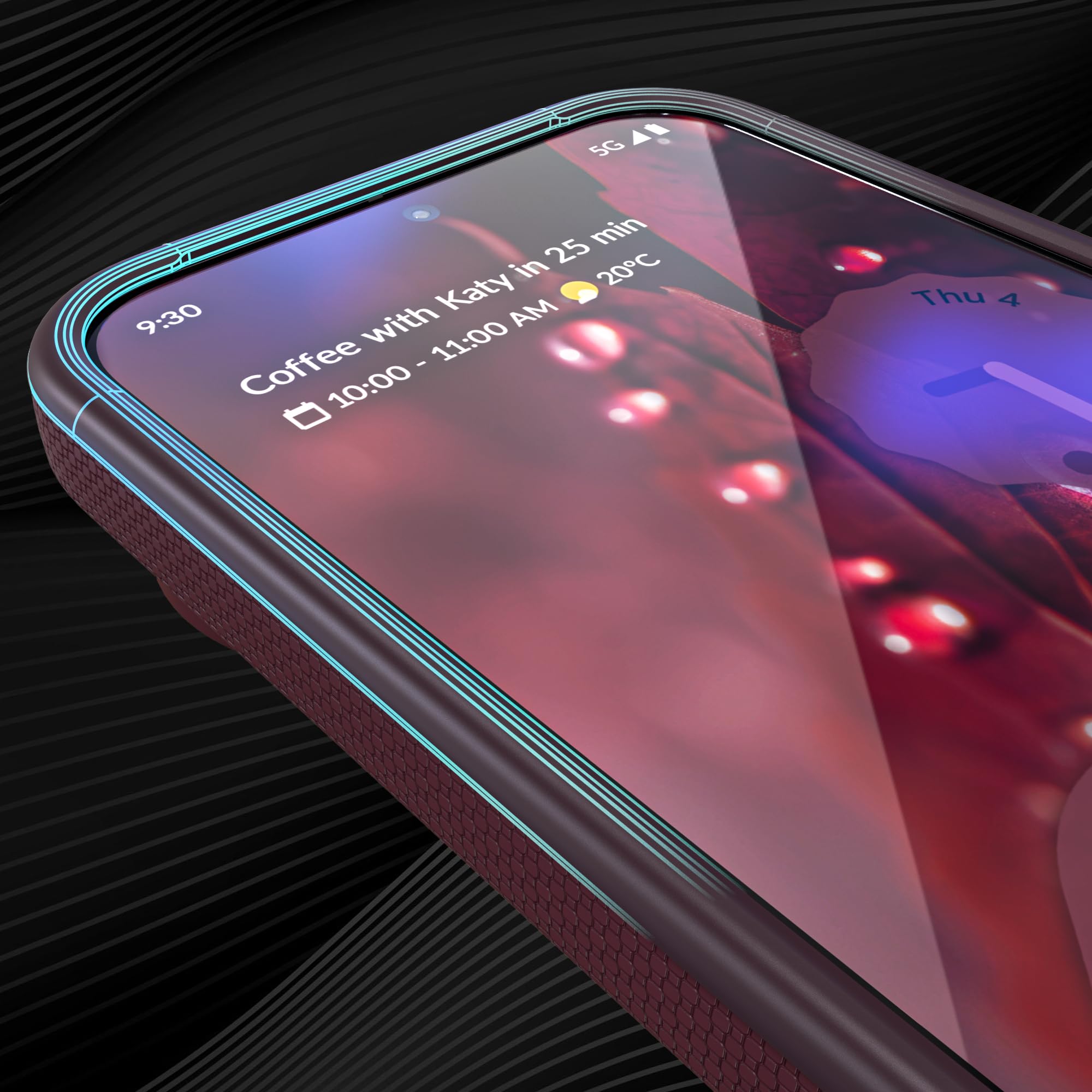 Foto 8 pulgar | Funda De Teléfono Crave Dual Guard Para Google Pixel 9 Y 9 Pro - Berry - Venta Internacional.