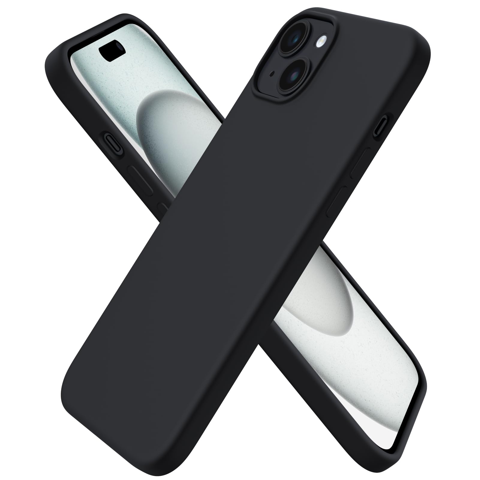 Foto 2 pulgar | Funda Para Teléfono Ornarto Compatible Con Iphone 15 Plus De 6.7 Pulgadas, Negra - Venta Internacional.