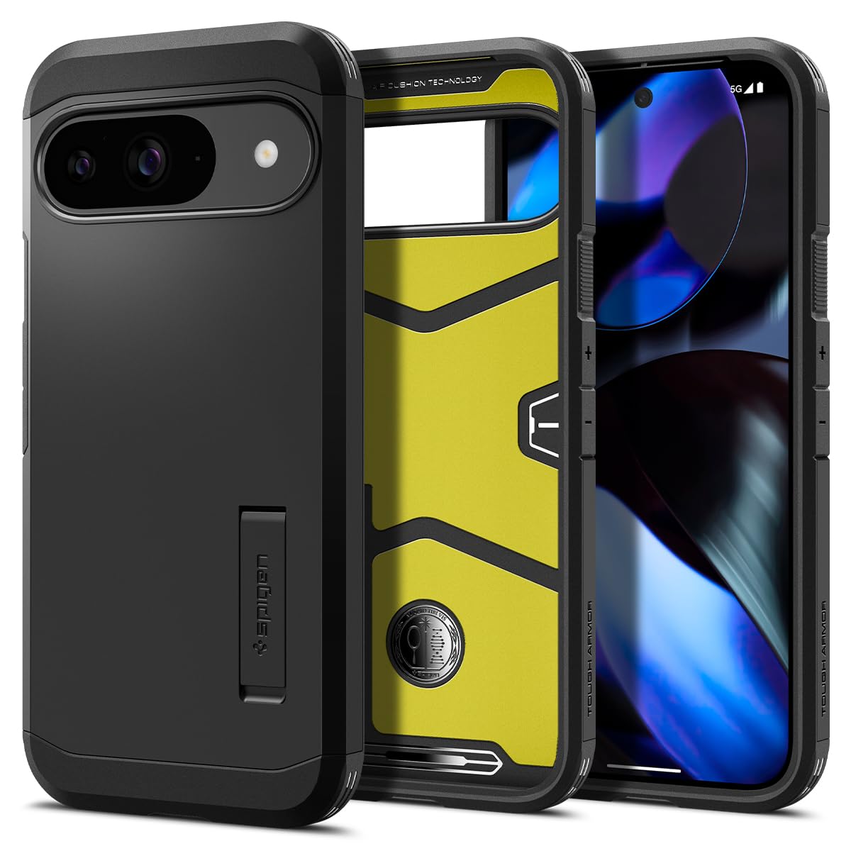 Funda Spigen Tough Armor Para Pixel 9/pixel 9 Pro Con Soporte - Venta Internacional.