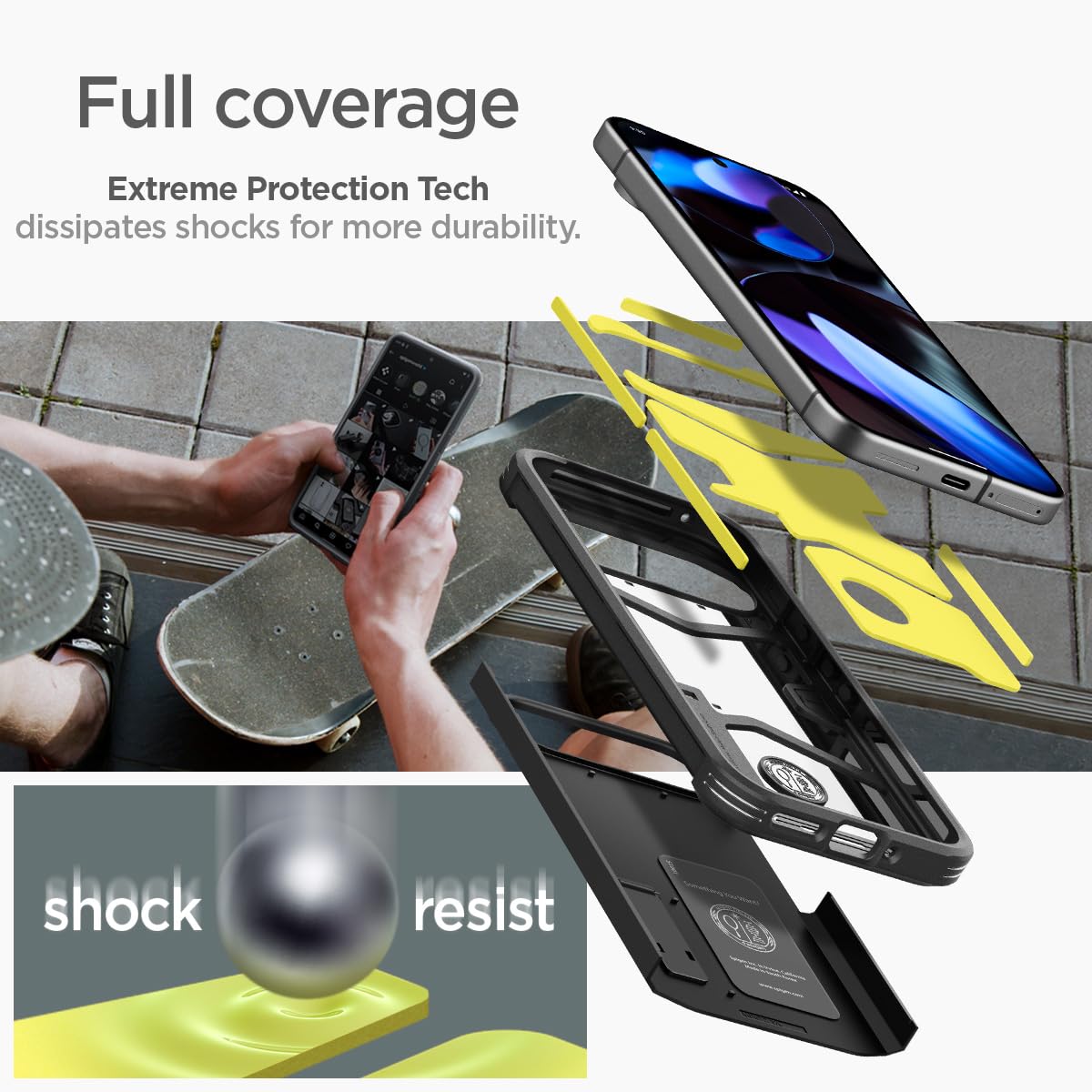 Foto 4 pulgar | Funda Spigen Tough Armor Para Pixel 9/pixel 9 Pro Con Soporte - Venta Internacional.