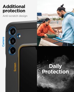 Foto 6 | Funda Spigen Tough Armor Para Galaxy A16 5g Con Soporte, Color Negro - Venta Internacional.