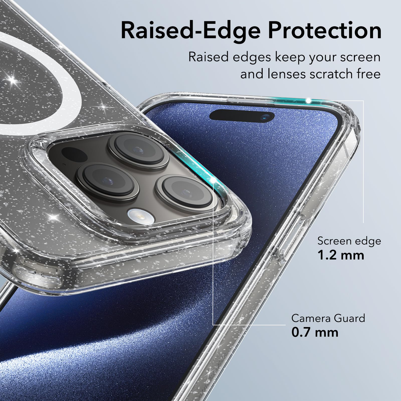 Foto 7 pulgar | Set De Fundas Esr Para Iphone 15 Pro Max Con Protector De Pantalla Y Lente - Venta Internacional.