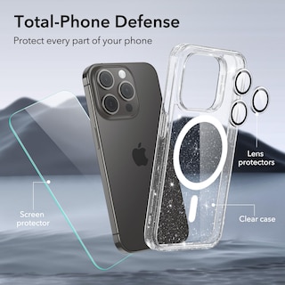 Foto 7 | Set De Fundas Esr Para Iphone 15 Pro Max Con Protector De Pantalla Y Lente - Venta Internacional.