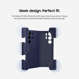 Foto 2 | Funda Para Teléfono Samsung Galaxy S23 Ultra Silicone Cream - Venta Internacional.