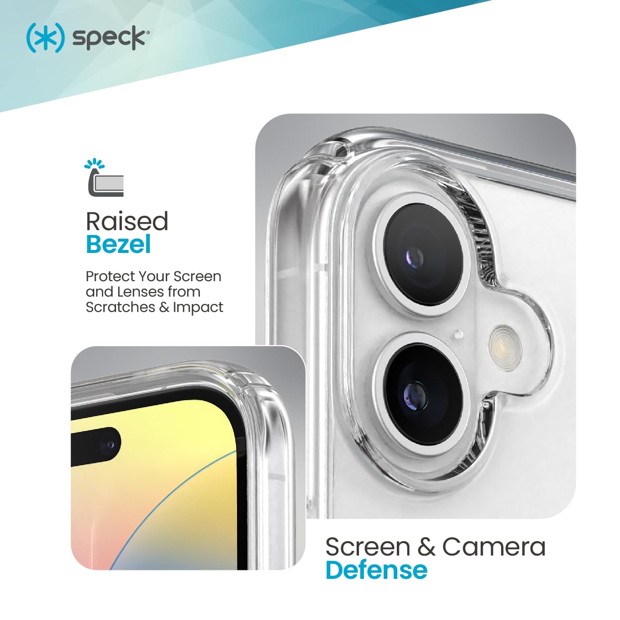 Foto 4 | Funda De Teléfono Speck Clear Gemshell Grip Para Iphone 16 - Venta Internacional.