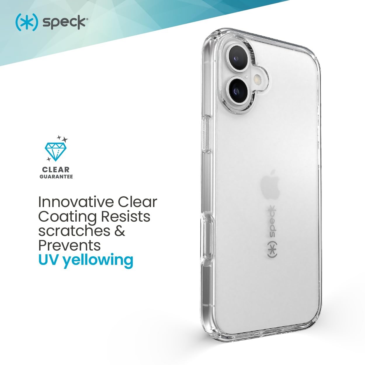 Foto 7 pulgar | Funda De Teléfono Speck Clear Gemshell Grip Para Iphone 16 - Venta Internacional.