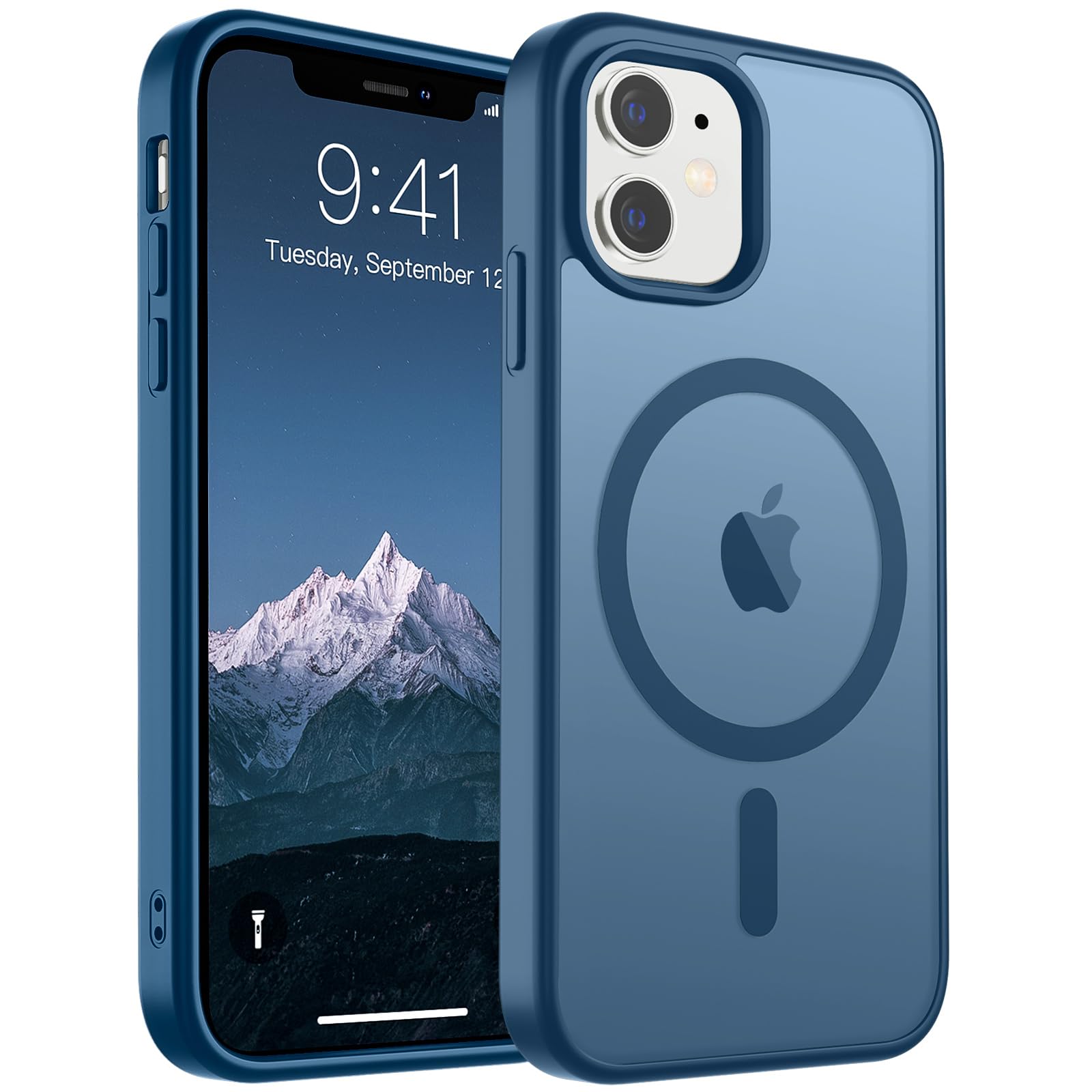 Foto 2 pulgar | Funda Magnética Supfine Para Iphone 11 Con Magsafe Deep Blue - Venta Internacional.