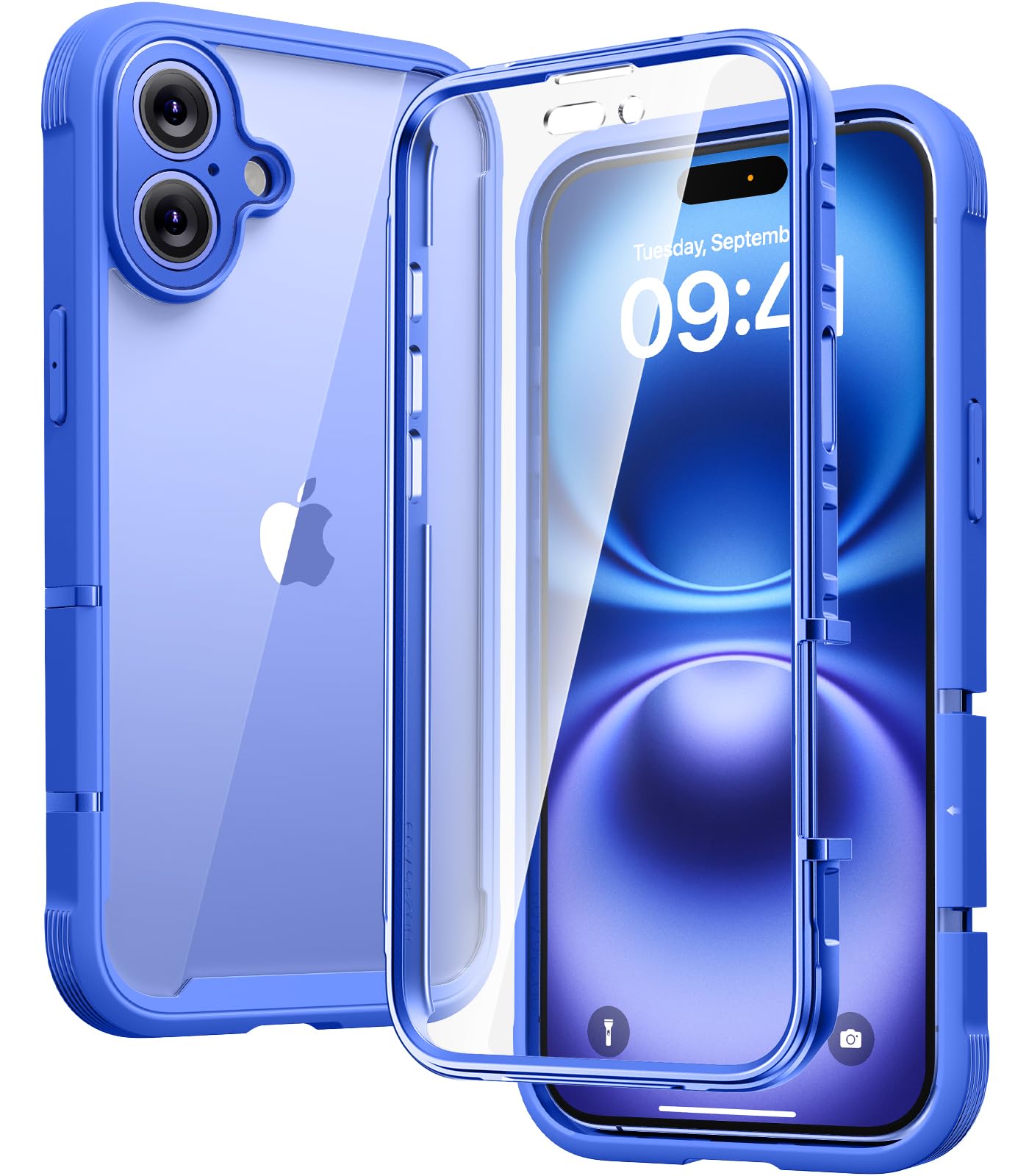 Foto 2 pulgar | Funda Para Teléfono Diaclara Diseñada Para Iphone 16 6.1 (ultramar), Color Azul - Venta Internacional.