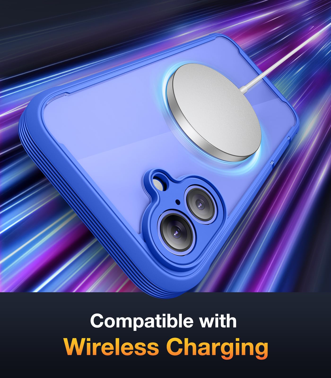 Foto 5 pulgar | Funda Para Teléfono Diaclara Diseñada Para Iphone 16 6.1 (ultramar), Color Azul - Venta Internacional.