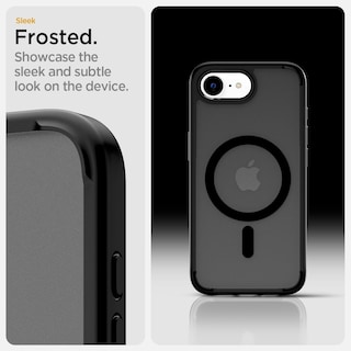 Foto 3 | Funda Spigen Ultra Hybrid Magfit Para Iphone 16e Frost, Color Negro - Venta Internacional.