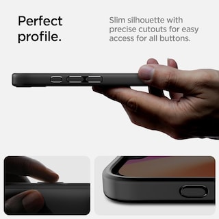 Foto 7 | Funda Spigen Ultra Hybrid Magfit Para Iphone 16e Frost, Color Negro - Venta Internacional.