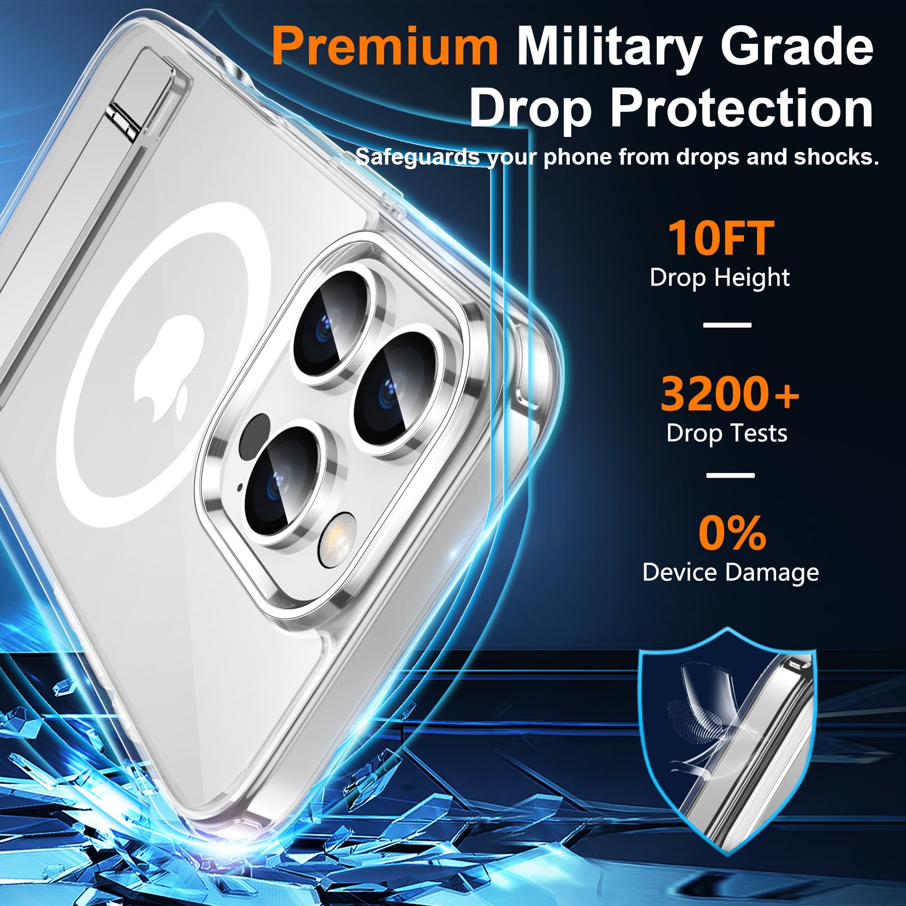 Foto 6 pulgar | Funda Spidercase Magnetic Con 2 Cristales Templados Para Iphone 16 Pro - Venta Internacional.