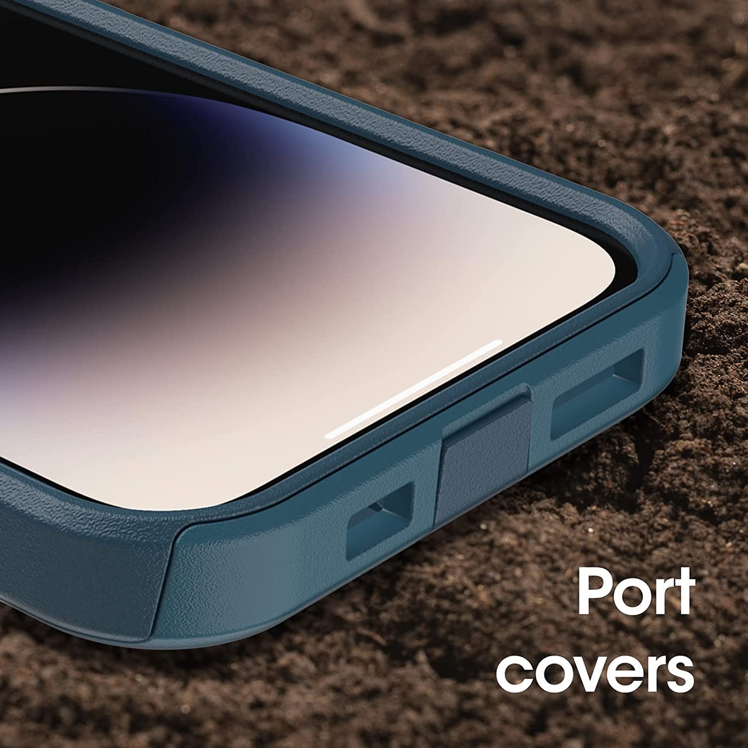 Foto 6 pulgar | Funda Para Teléfono Otterbox Commuter Series Iphone 14 Pro Blue - Venta Internacional.