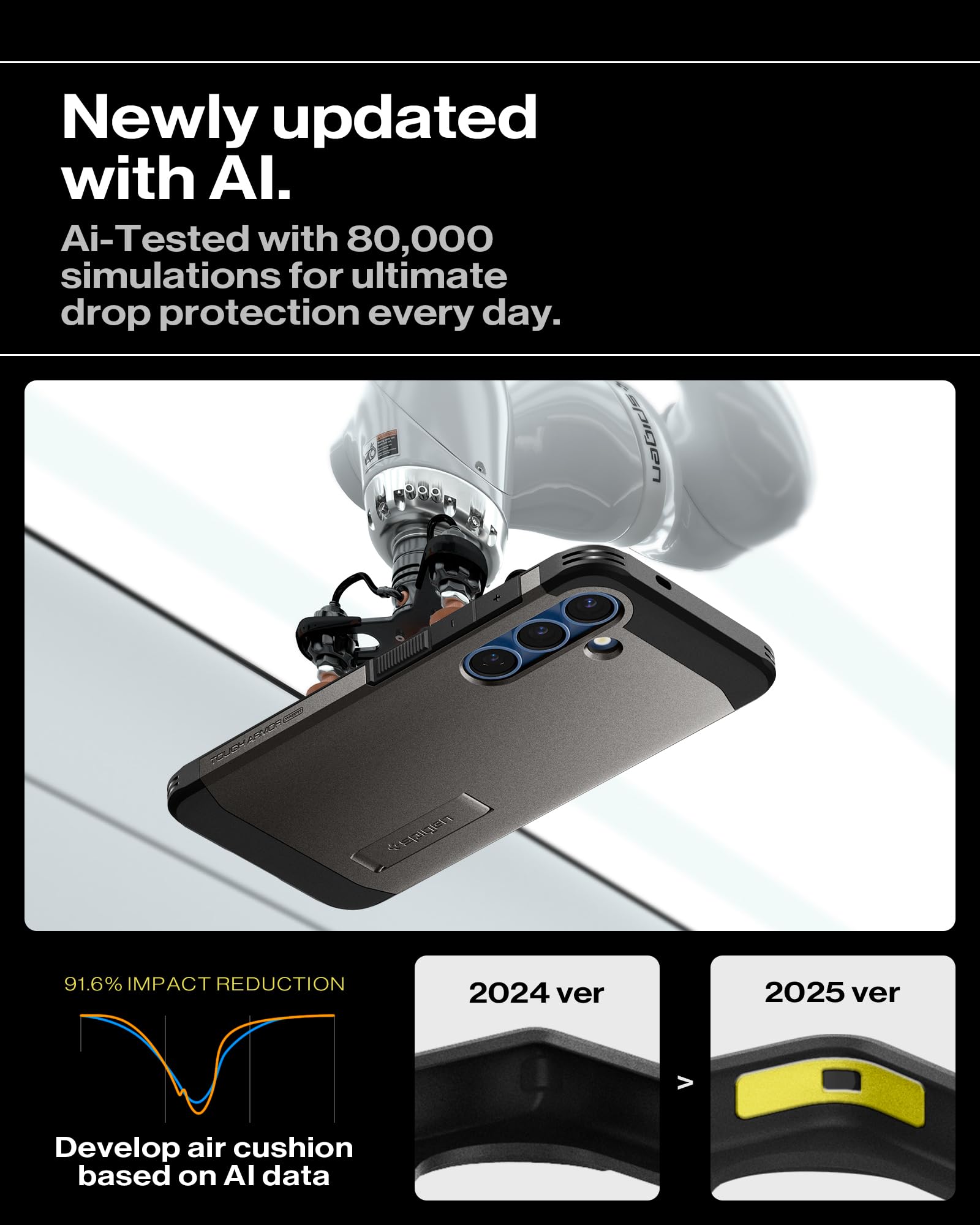 Foto 6 pulgar | Funda Spigen Tough Armor (ai) Magfit Para Samsung Galaxy S25+ - Venta Internacional.