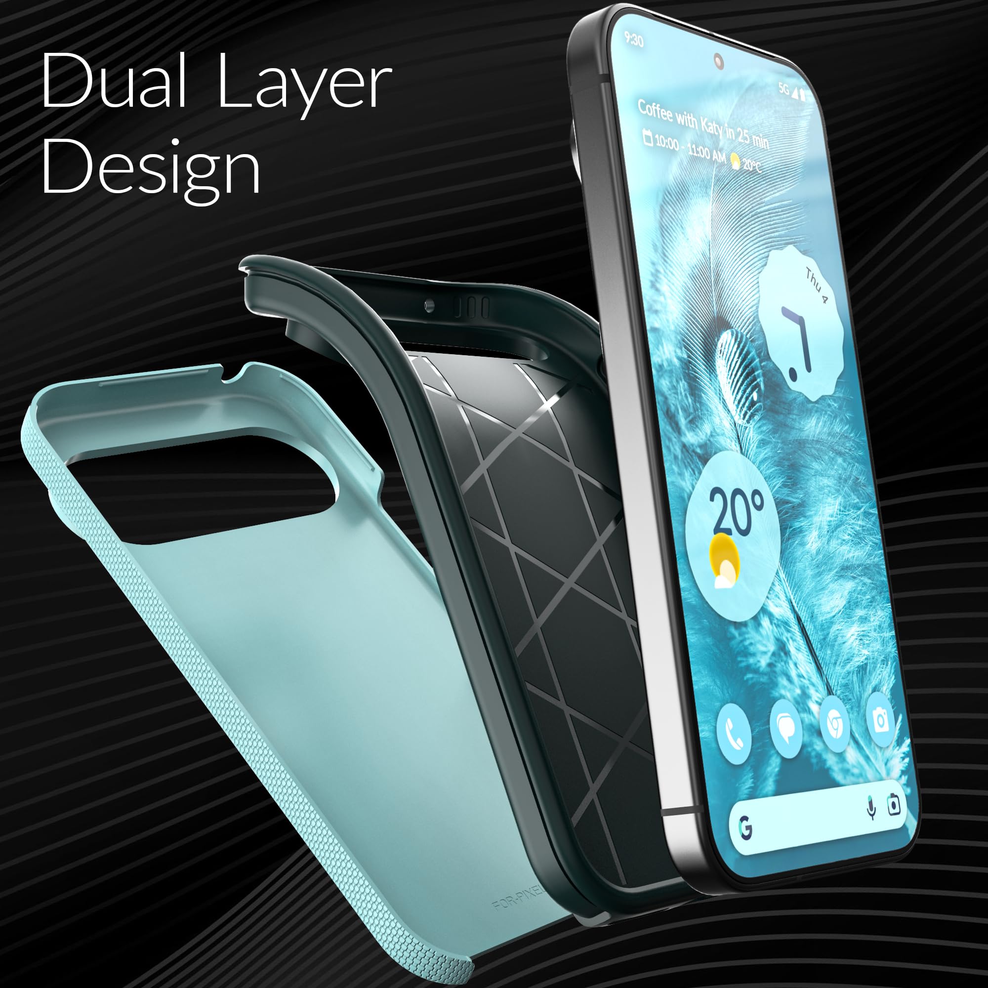Foto 5 pulgar | Funda Crave Dual Guard Para Google Pixel 9 Y Pixel 9 Pro - Venta Internacional.