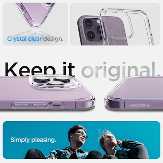 Foto 3 | Funda Spigen Ultra Hybrid Para Iphone 14 Pro (2022), Transparente - Venta Internacional.