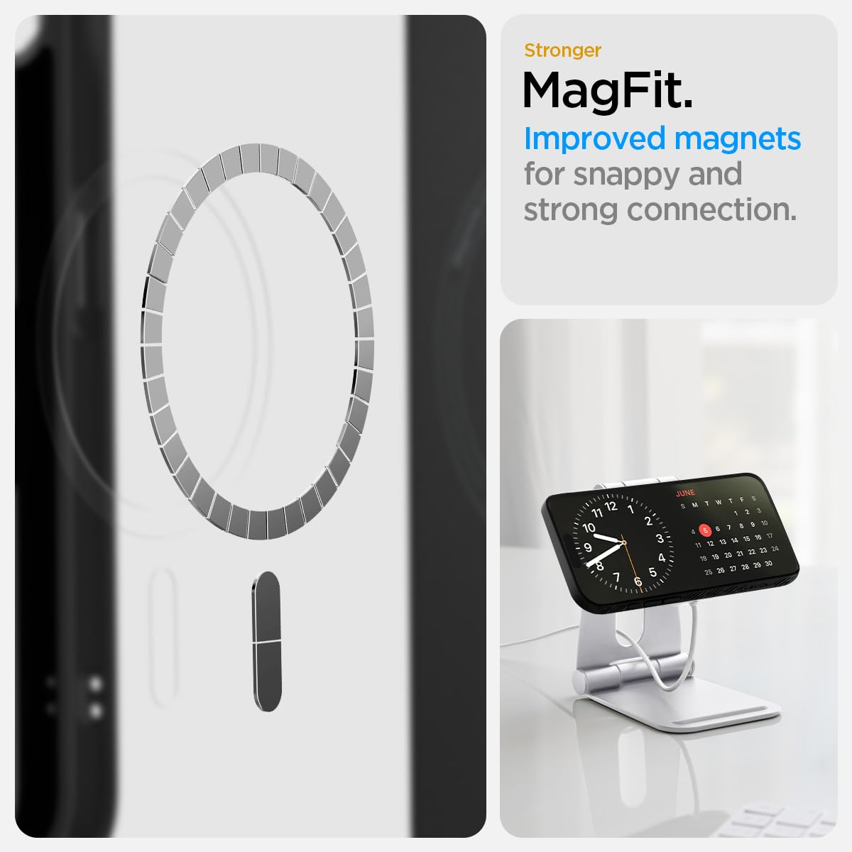 Foto 4 pulgar | Funda Spigen Liquid Air Magfit Para Iphone 16e, Color Negro Mate - Venta Internacional.