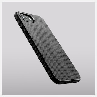 Foto 7 | Funda Spigen Liquid Air Magfit Para Iphone 16e, Color Negro Mate - Venta Internacional.