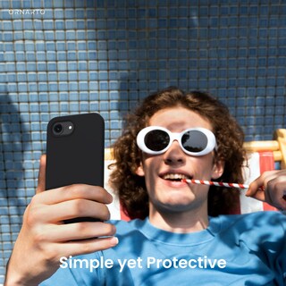 Foto 6 | Funda De Teléfono Ornarto Compatible Con Iphone 16e 6.1 Pulgadas 2025 Negra - Venta Internacional.