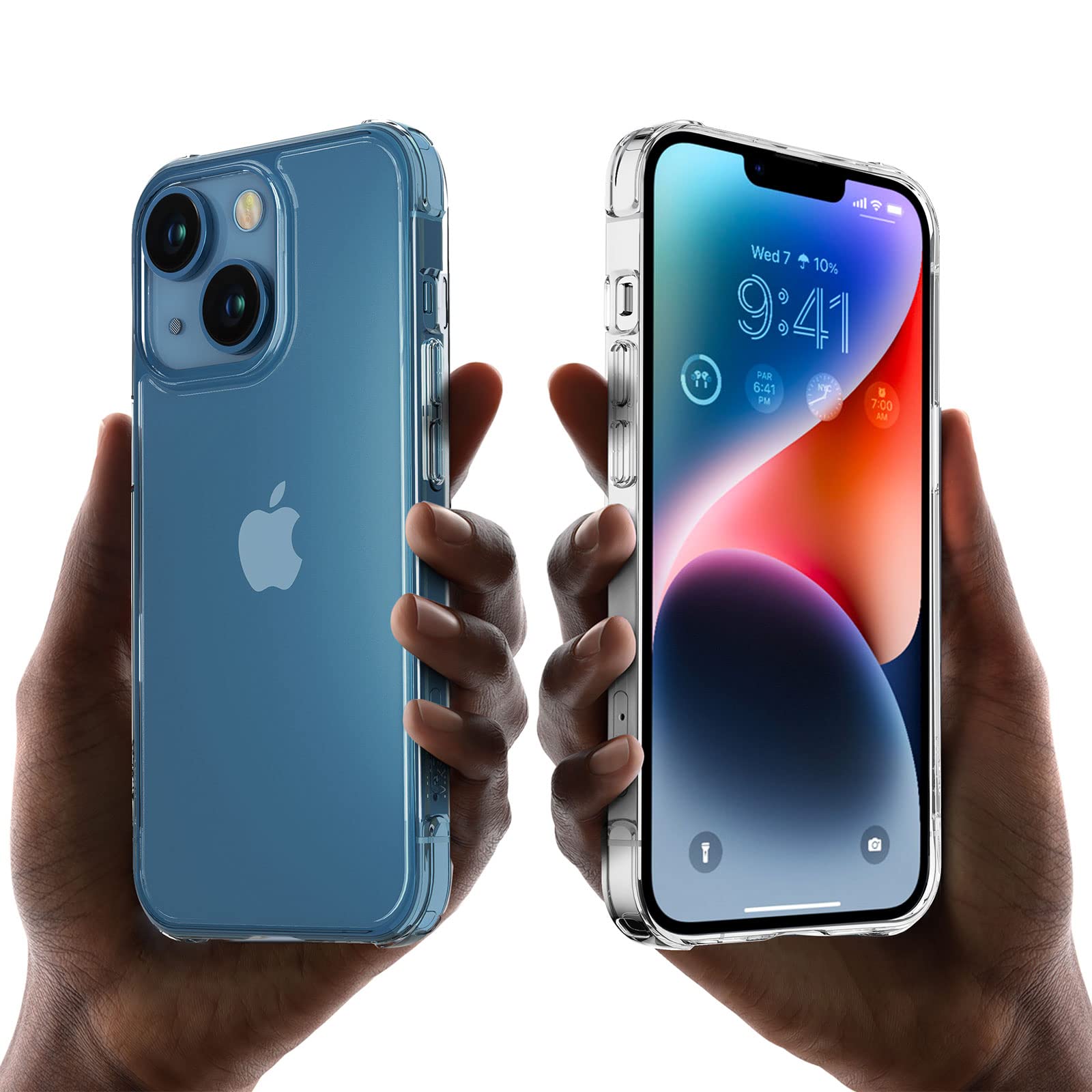 Foto 6 | Funda De Teléfono Mkeke Para Iphone 13/14, Transparente, Transparente, A Prueba De Golpes - Venta Internacional.