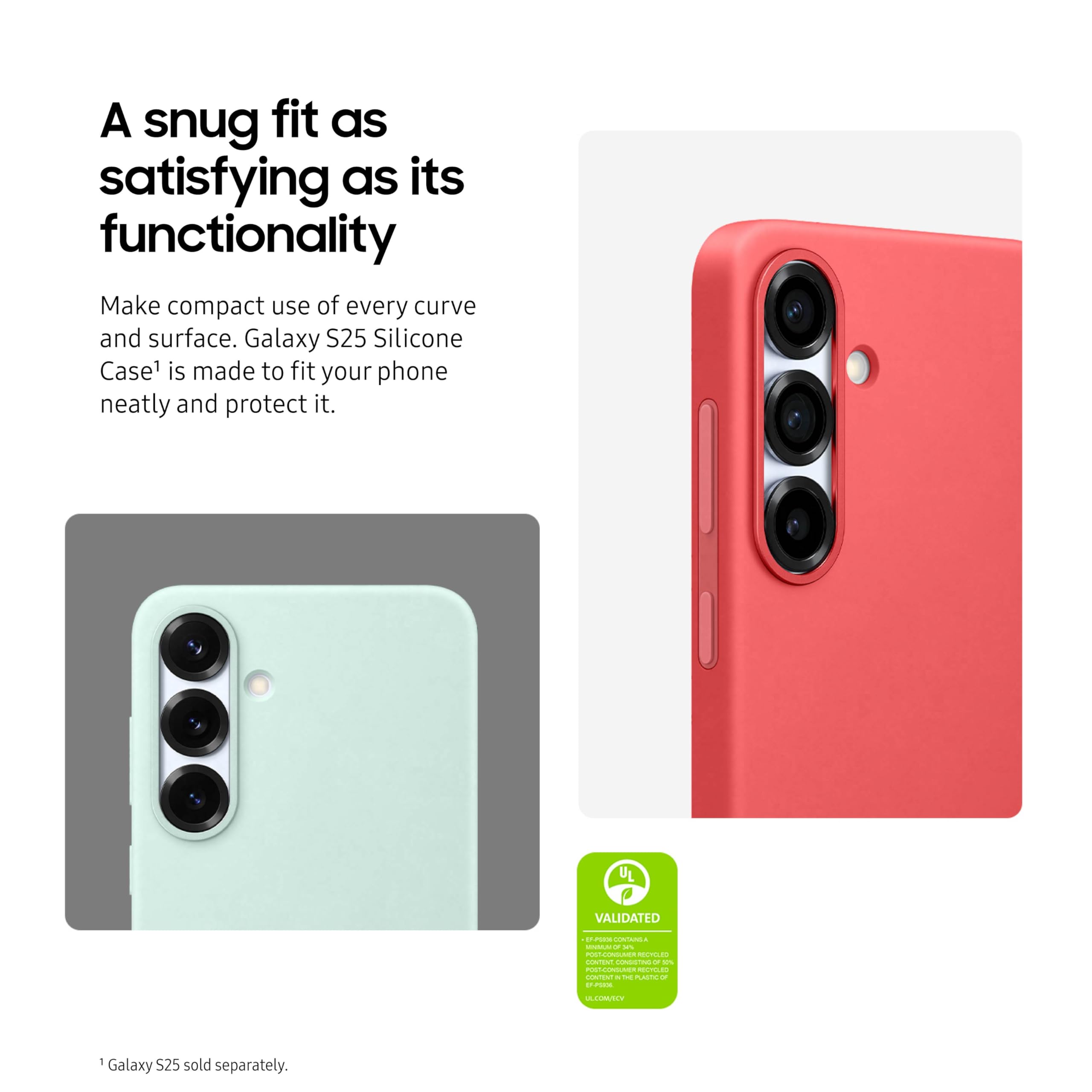 Foto 5 | Funda De Silicona Para Samsung Galaxy S25, Color Azul Claro - Venta Internacional.