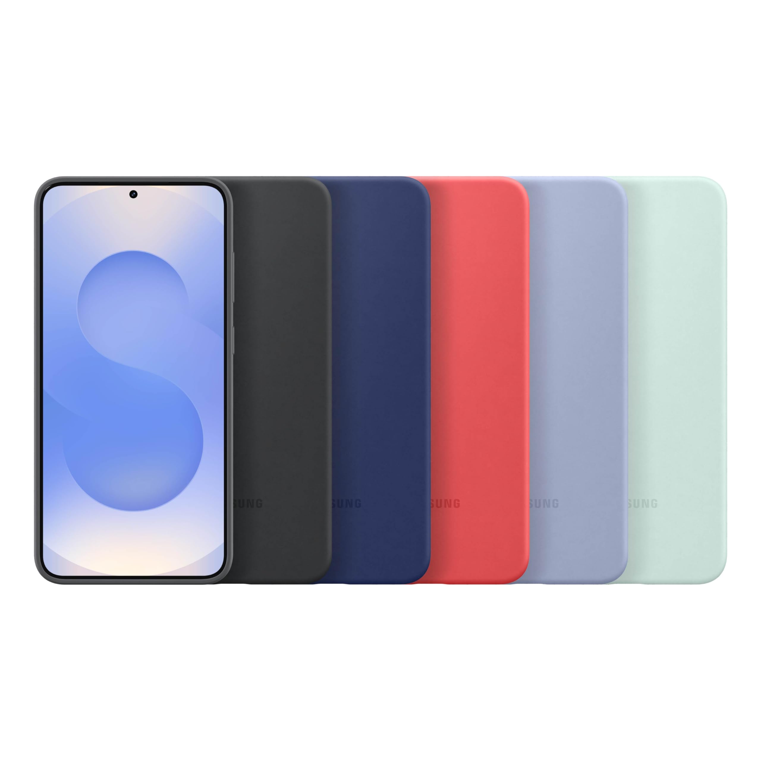 Foto 7 pulgar | Funda De Silicona Para Samsung Galaxy S25, Color Azul Claro - Venta Internacional.