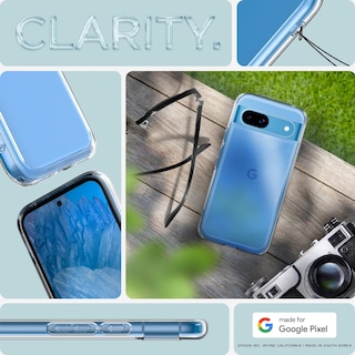 Foto 2 | Funda Spigen Ultra Hybrid Para Pixel 8a (2024), Transparente - Venta Internacional.