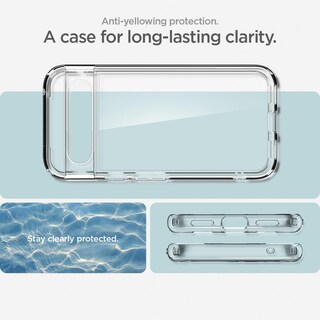 Foto 4 | Funda Spigen Ultra Hybrid Para Pixel 8a (2024), Transparente - Venta Internacional.