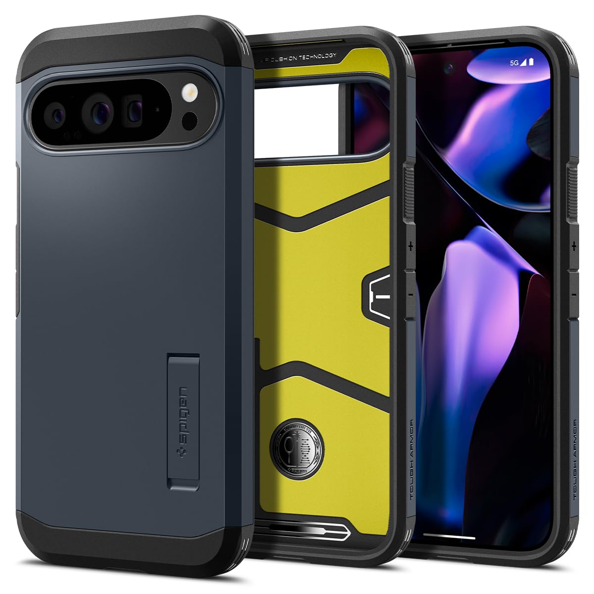 Funda Spigen Tough Armor Para Pixel 9 Pro Xl Con Soporte - Venta Internacional.