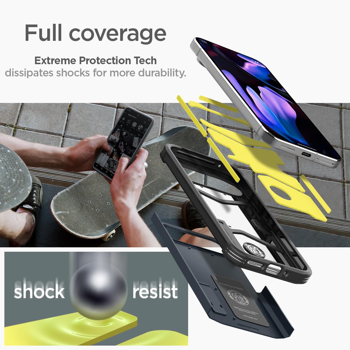 Foto 4 pulgar | Funda Spigen Tough Armor Para Pixel 9 Pro Xl Con Soporte - Venta Internacional.