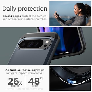Foto 5 | Funda Spigen Tough Armor Para Pixel 9 Pro Xl Con Soporte - Venta Internacional.