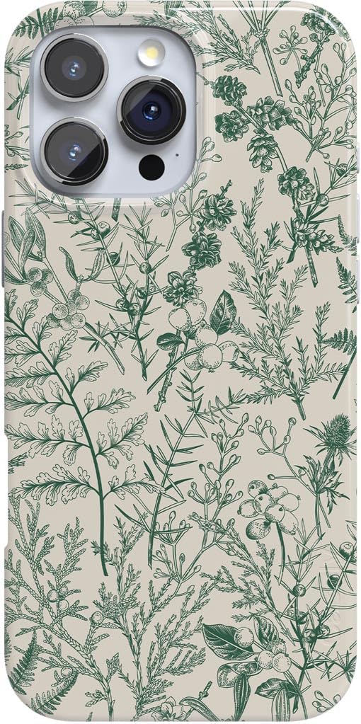 Funda Para Teléfono Iphone 16 Pro Sage Garden Green Floral - Venta Internacional.