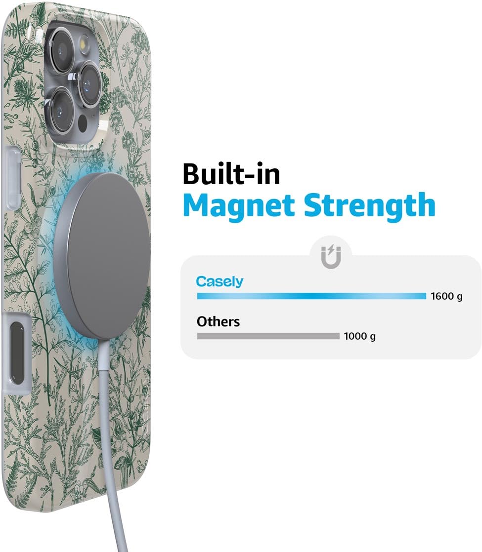 Foto 6 | Funda Para Teléfono Iphone 16 Pro Sage Garden Green Floral - Venta Internacional.