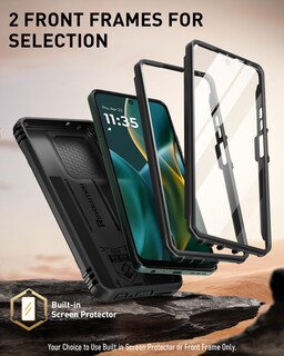 Foto 6 | Funda Poetic Revolution Para Motorola Moto G 5g 2025 Negra - Venta Internacional.