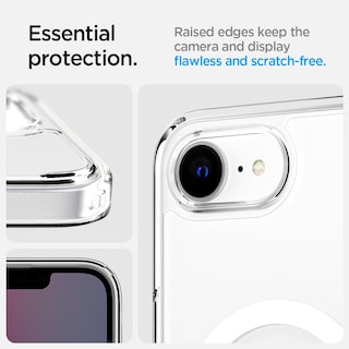 Foto 6 | Funda Spigen Ultra Hybrid Magfit Para Iphone 16e, Color Blanco Transparente - Venta Internacional.