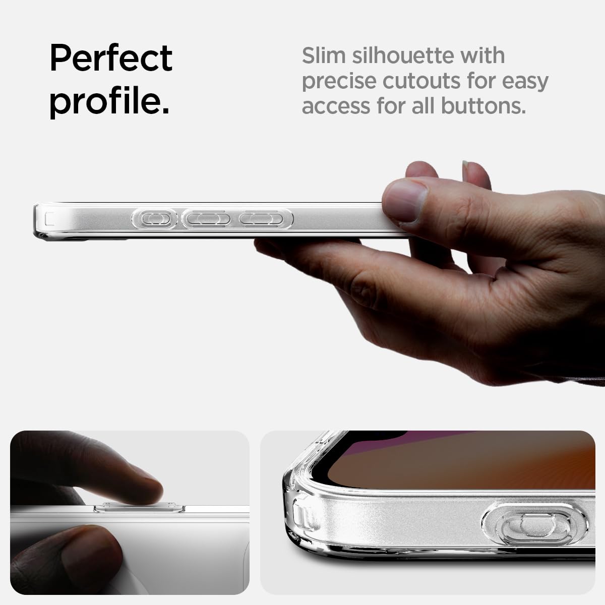 Foto 8 pulgar | Funda Spigen Ultra Hybrid Magfit Para Iphone 16e, Color Blanco Transparente - Venta Internacional.