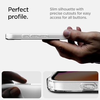 Foto 7 | Funda Spigen Ultra Hybrid Magfit Para Iphone 16e, Color Blanco Transparente - Venta Internacional.