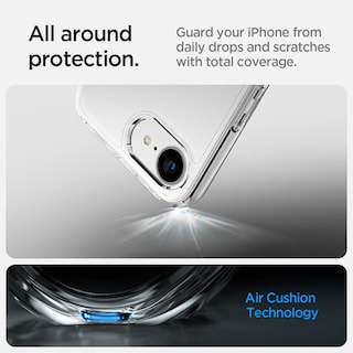 Foto 6 | Funda Spigen Ultra Hybrid Para Iphone 16e, Transparente - Venta Internacional.