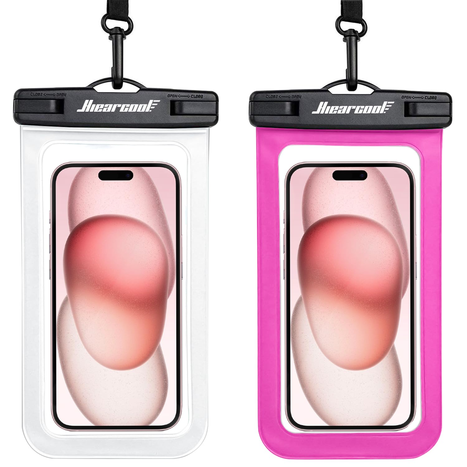 Foto 2 pulgar | Funda Impermeable Para Teléfono Hiearcool Universal Ipx8 De Hasta 8.3 Pulgadas - Venta Internacional.
