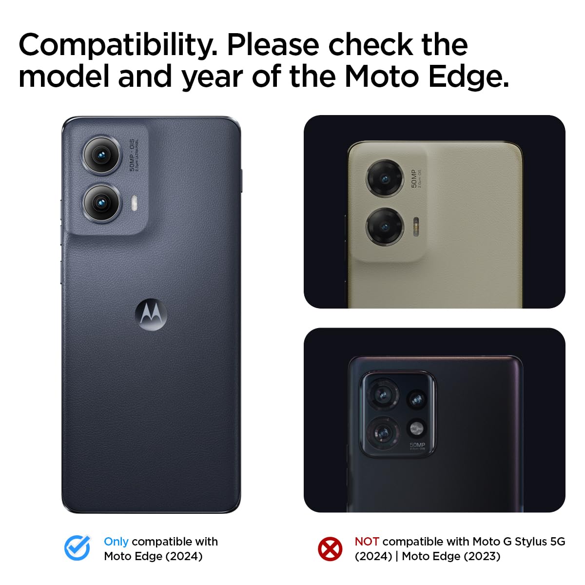 Foto 2 | Funda Spigen Liquid Air Para Motorola Edge 2024, Color Negro Mate - Venta Internacional.