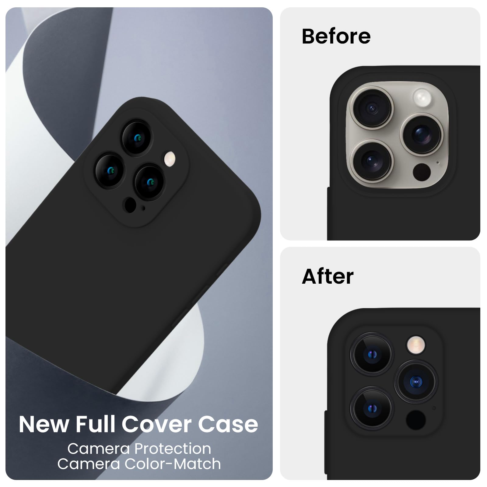 Foto 4 pulgar | Funda De Silicona Firenova Para Iphone 16 Pro Max Con Protectores De Pantalla - Venta Internacional.