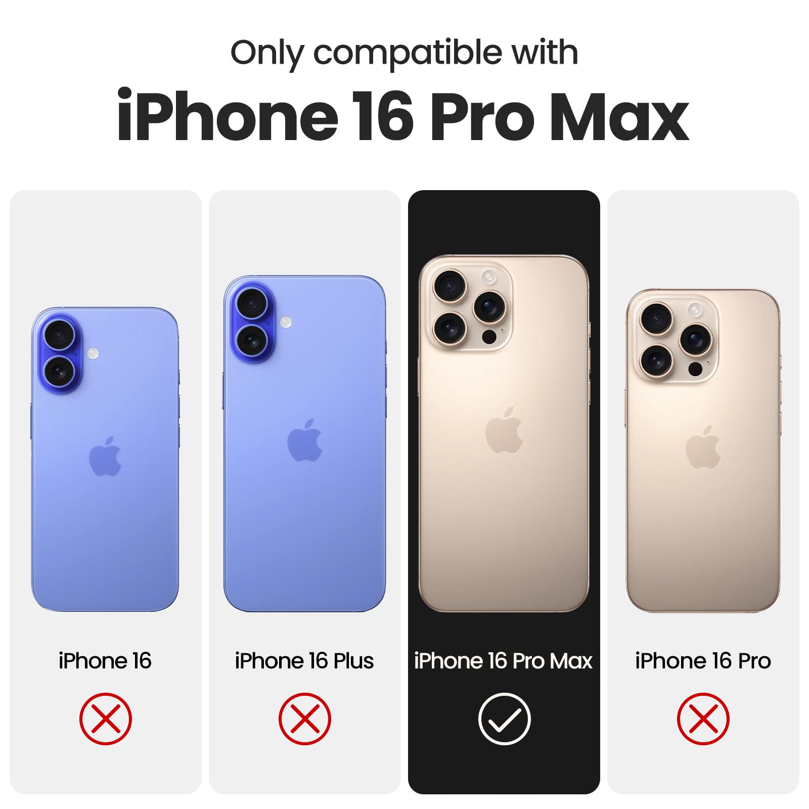 Foto 7 pulgar | Funda De Silicona Firenova Para Iphone 16 Pro Max Con Protectores De Pantalla - Venta Internacional.