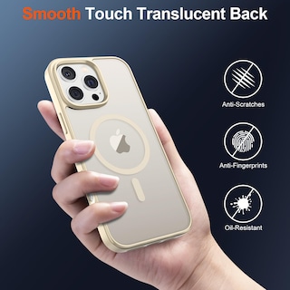 Foto 6 | Funda Magnética Supfine Para Iphone 16 Pro, Color Blanco Envejecido - Venta Internacional.