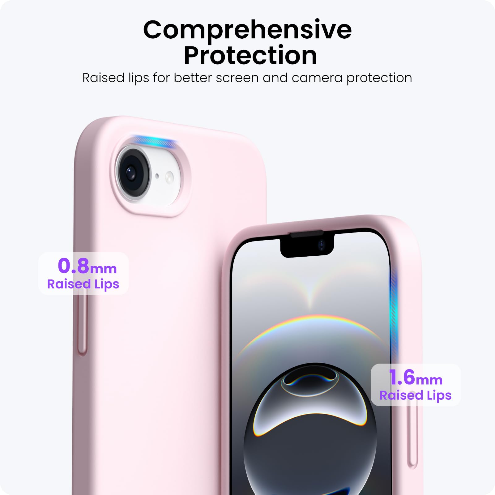 Foto 5 pulgar | Funda De Teléfono Ornarto Compatible Con Iphone 16e 6.1 Pulgadas 2025 - Venta Internacional.