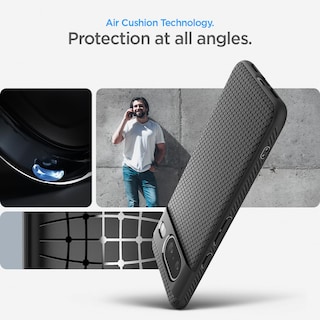 Foto 4 | Funda Spigen Liquid Air Armor Para Pixel 8 (2023), Color Negro Mate - Venta Internacional.
