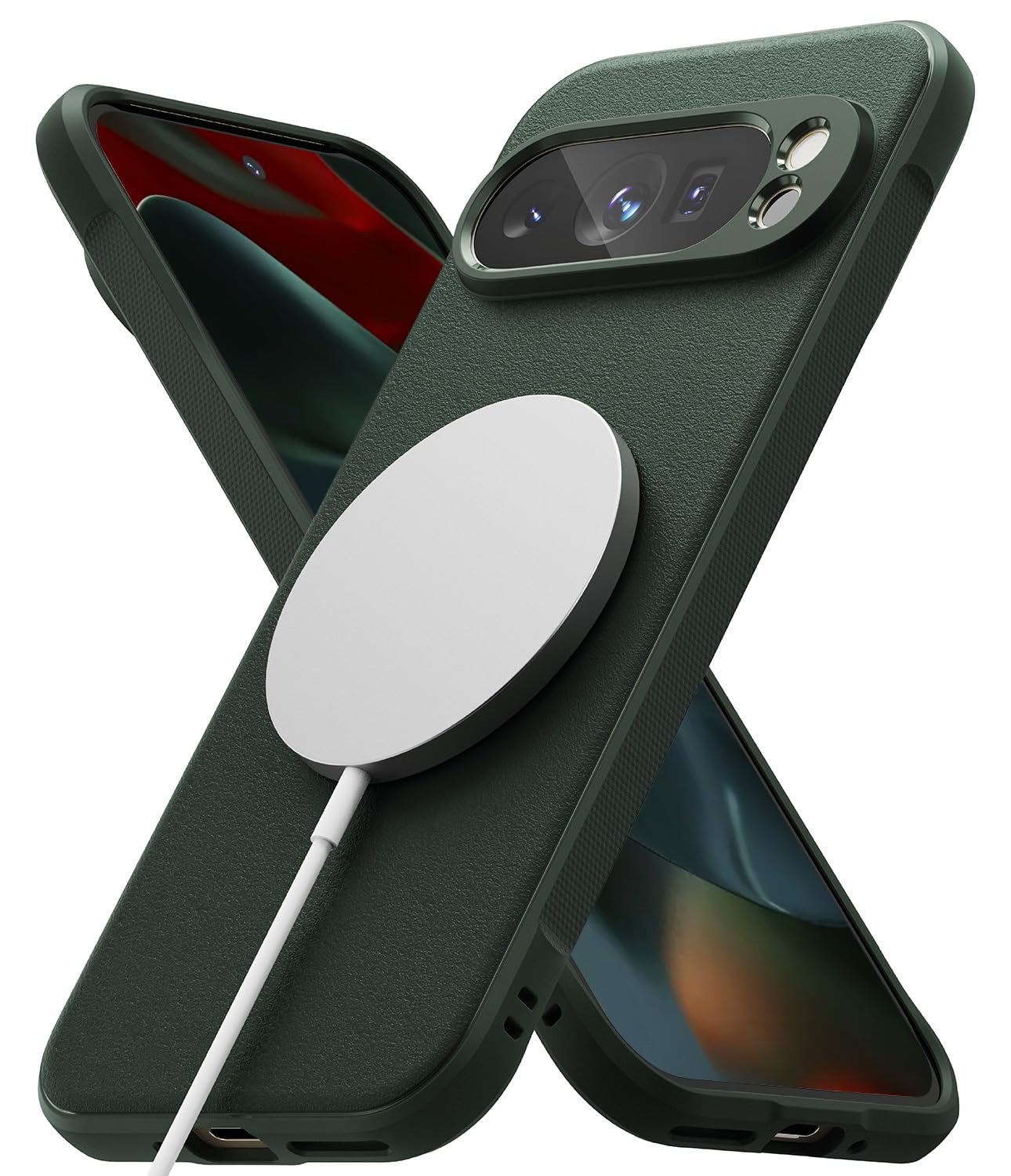 Foto 2 pulgar | Funda Magnética Ringke Onyx Verde Oscuro Para Google Pixel 9 Pro - Venta Internacional.